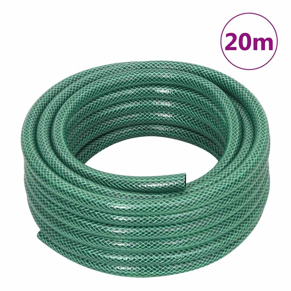 Schlauchtrommel Freistehend mit 20m Gartenschlauch 1/2 Zoll Set, Schlauchwagen inkl. Sprühdüse und Anschlüssen, Knickfrei Bewässerungssystem für Garten
