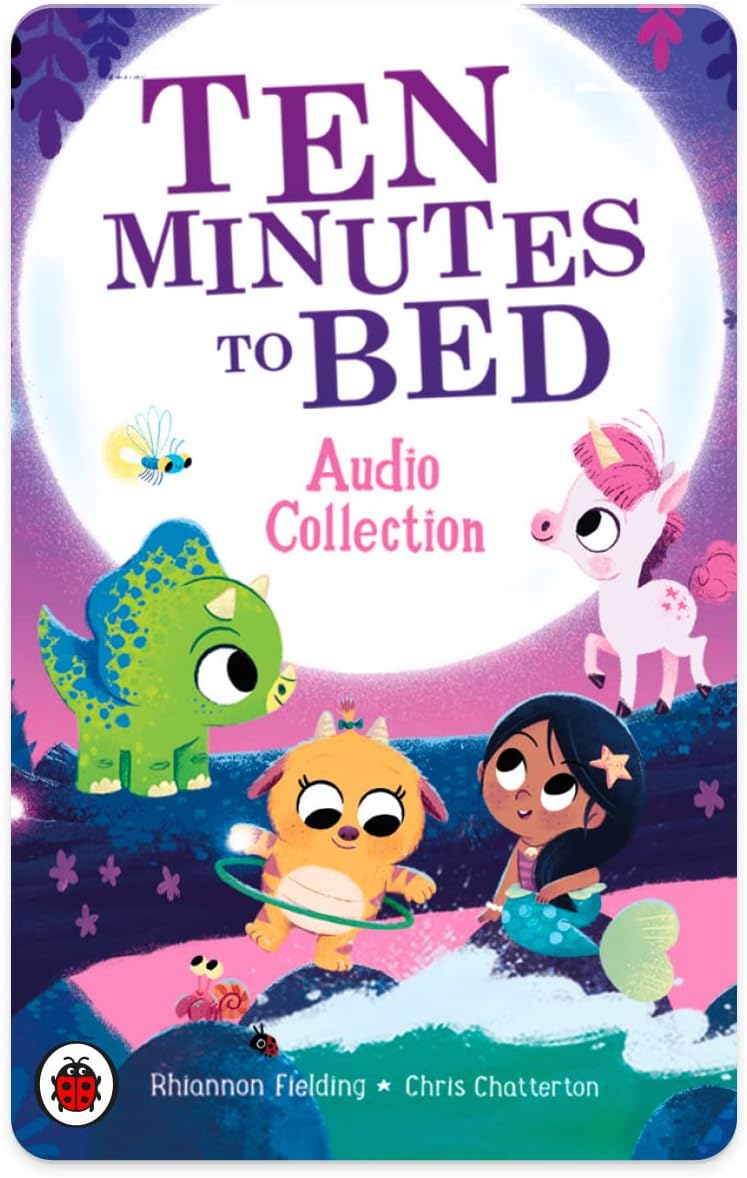 Ten Minutes to Bed – Kids Audiobook Card for Use with Player & Mini All-in-1 Audio Device, Educational & Screen-Free Listening with Relaxing Stories for Sleep Naptime & Winding Down, Ages 2+