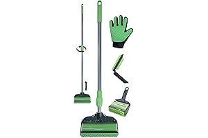 Stick It! Deluxe Pro Broom Set: The Ultimate Pet Hair Destroyer