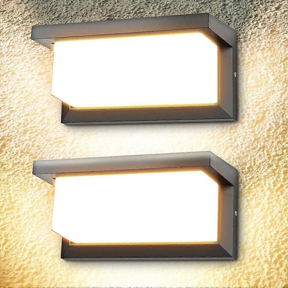 Joyhappst Image Color 18W Applique Murale Extrieure Led Avec Dtecteur De Mouvement Moderne Tanche Applique Extrieure 3000K Blanc Chaud Led Lampe Applique Ip65 Tanche 1260Lm