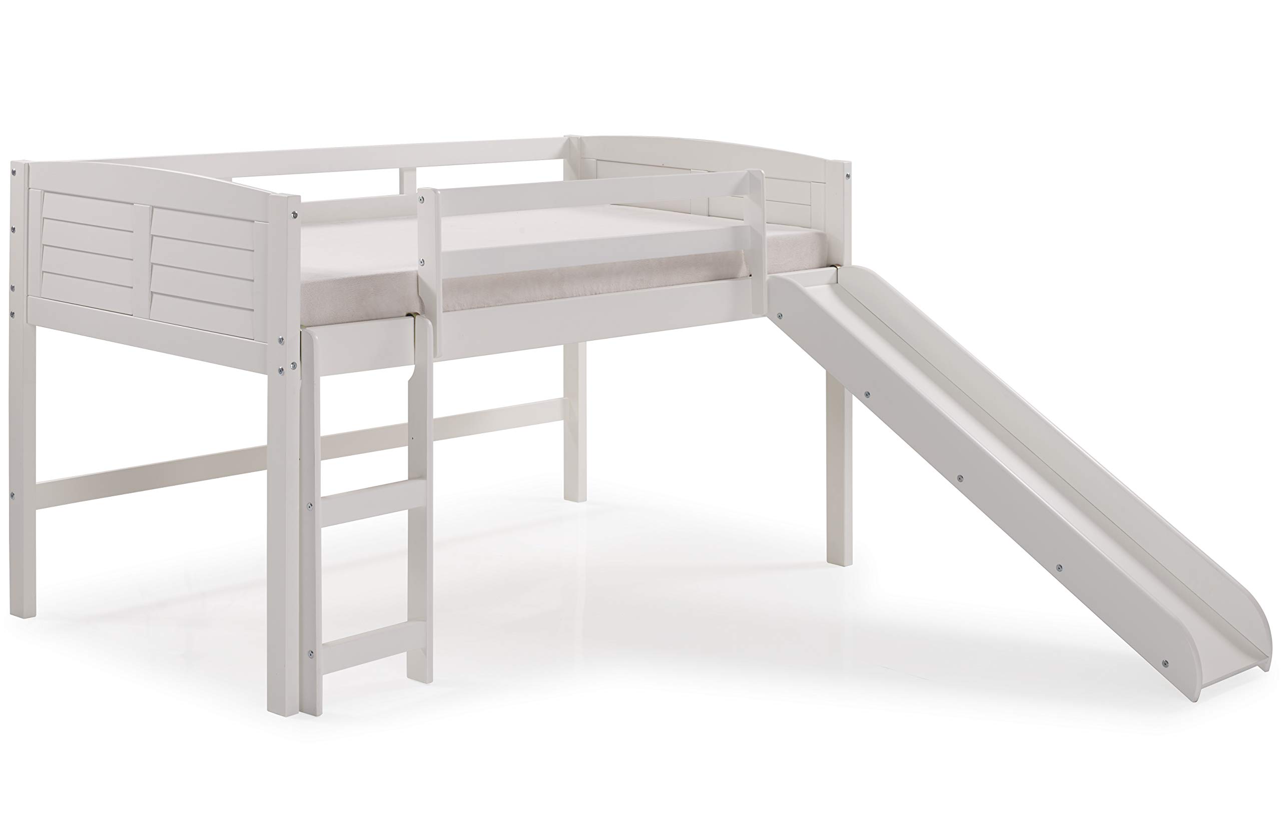 SCANICA Stairway Junior Low Loft Bed (White) Kitchen & Dining