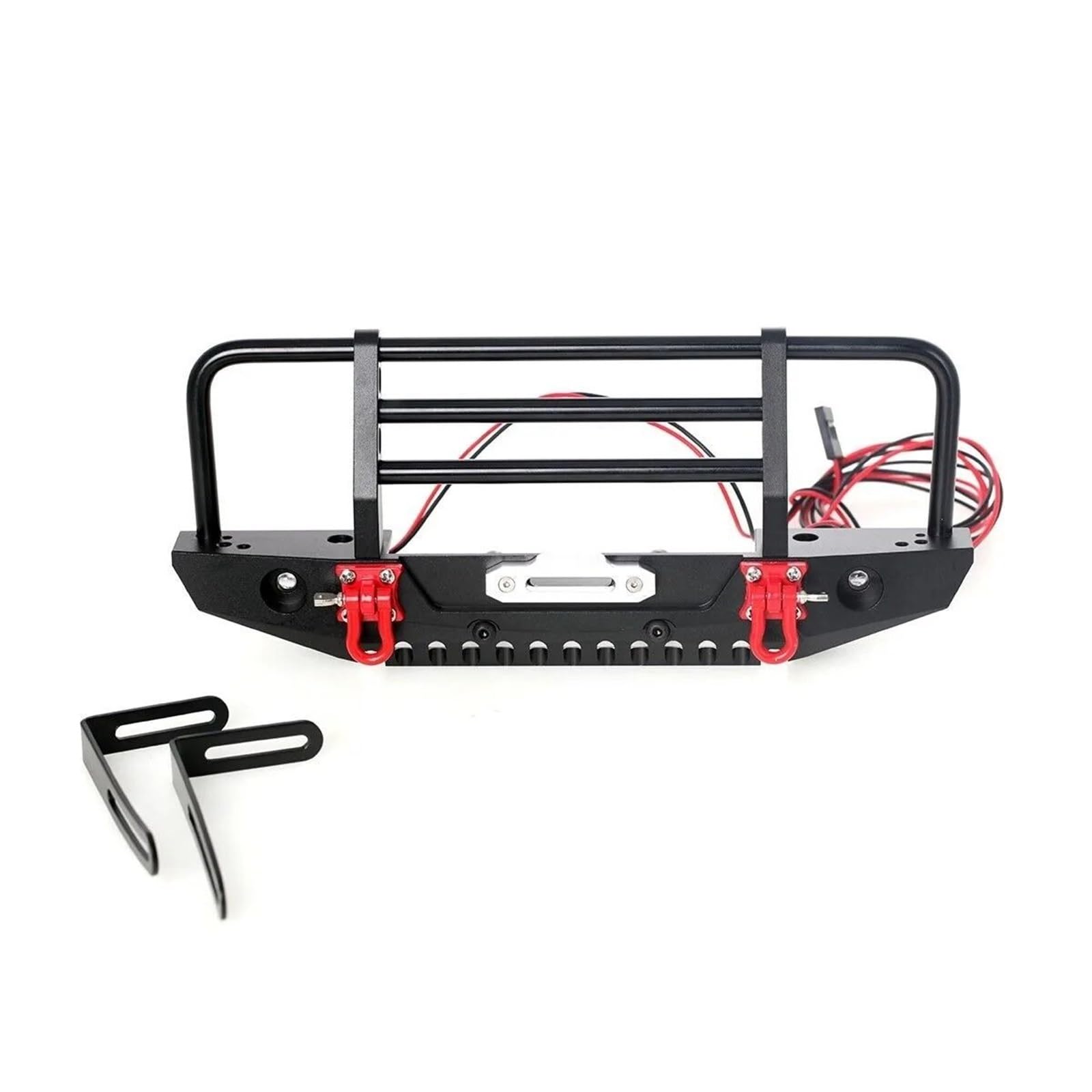 Per Traxxas Per TRX4 Per TRX6 Per Axial Per SCX10 II III Gen8 Gen9 1/10 Paraurti Anteriore Alluminio RC Crawler Aggiornamenti Parti Componenti RC Ricambi Modellismo
