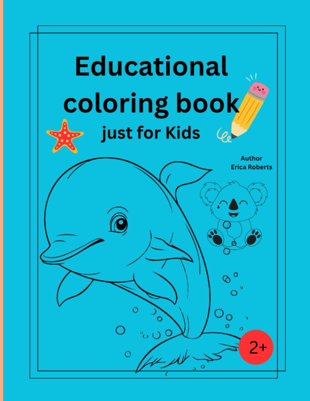 Educational coloring book for kids: Types of animals and their eating habits