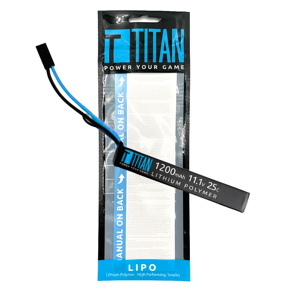 Titan LiPo 1000mAh 11.1v 25C Stick T-Plug (Deans) – Titan Power USA - View #6