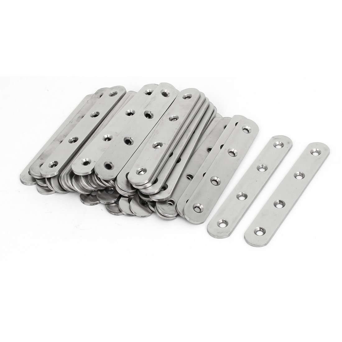 Aexit Placas de reparación rectas de reparación de soporte plano de acero inoxidable de 125 mm x 20 mm 40PCS (13b9778bc49c2f49f8ef3a06b2d28c1a)