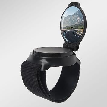 Fahrrad R ckspiegel Armband f r B Twin Riverside 360  Drehbarer Fahrradspiegel Verstellbarer Fahrrad R ckblickspiegel Sicherheits Spiegel