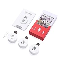 Vista 7 de ORIA Termómetro higrómetro inalámbrico, mini sensor de temperatura de humedad inalámbrico con exportación de datos y alerta, monitor de humedad