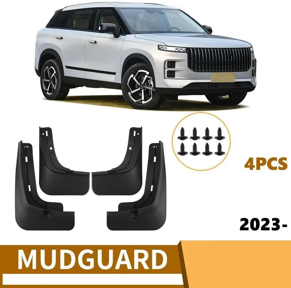 Car Splash Proof Modified Protection Soft Car Splash-Proof Plate for Chery for Jaecoo J7 2023-2025 Urban Version Mudguards 4Pcs
