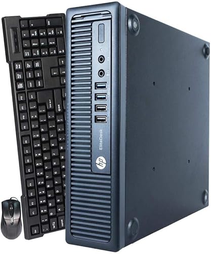 HP ProDesk 800G1 Intel Quad-Core i5-4570 3.2GHz Computadora de sobremesa, 16 GB de RAM, 240 GB SSD, Windows 10 Pro 64 Idioma compatible con