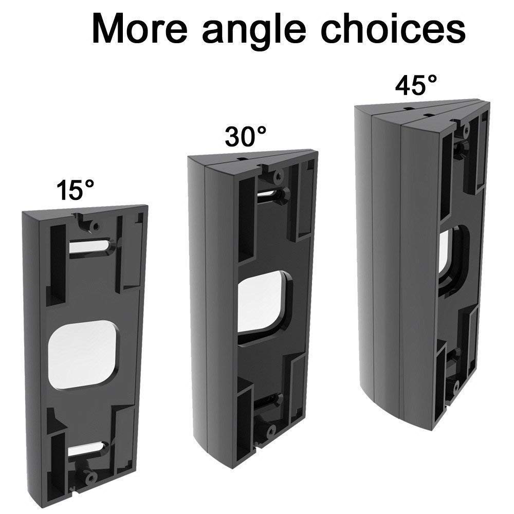 Adjustable Angle Mount Compatible with Ring Doorbell Pro (3 Packs