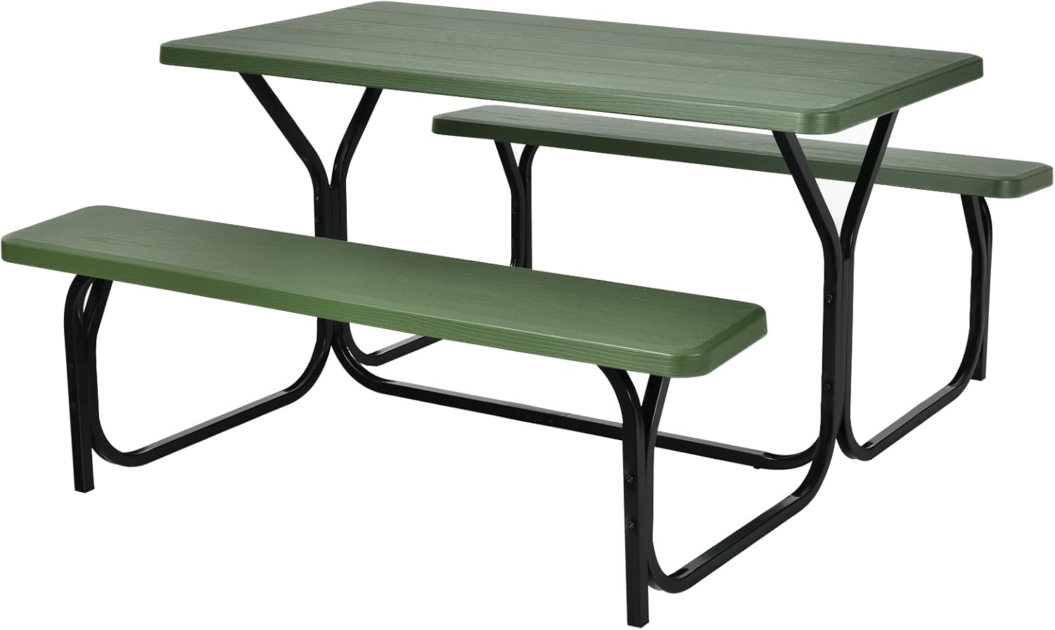 Moccha Picnic Table Bench Set Portable Plastic Picnic