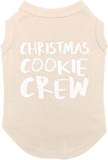Chistmas Cookie Crew - Gingerbread Dog Shirt (Natural, Small)