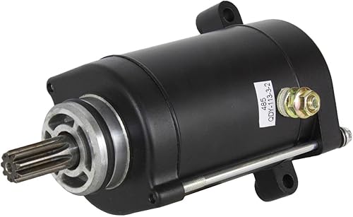 RAREELECTRICAL Motor de arranque de 12 voltios, 9 dientes, compatible con scooters CF MOTO 600CC 0600-09110 060009110 196S-091100 196S091100