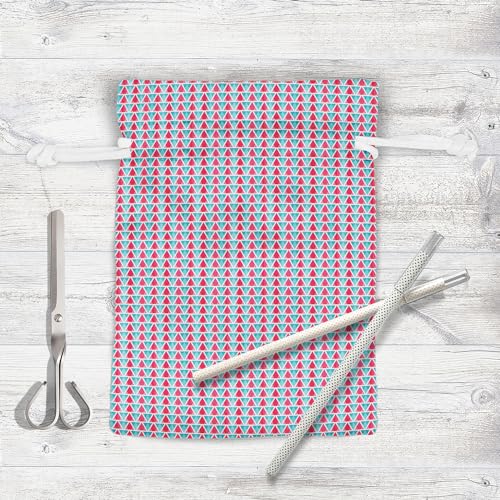 Image of ArtzFolio Abstract Triangles D1 | Pouch Wrist Potli Bag | Bag for Weddings & Casual Parties