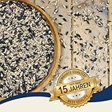 Lyra Pet® 25 kg Sonnenblumenkerne Mix | Geschälte & ungeschälte Kerne | Fettreiches Vogelfutter für Wildvögel | Nährstoffreiches Wildvogelfutter | Energiespendendes Streufutter für Vögel