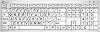 Logickeyboard 'Astra2' with Large Print Backlit White Letters on Black Keys Made for Mac p/n LKB-LPWB-A2M-US