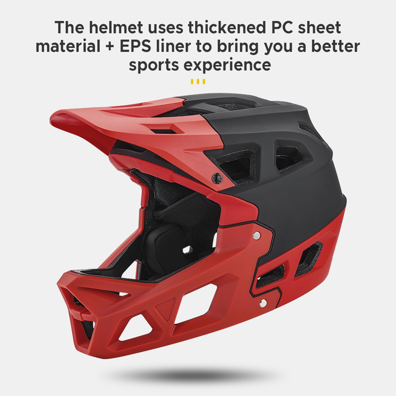 Lixada Casque de vélo de montagne complet pour adultes qui rivalise avec le casque VTT en descente pour vélo de montagne