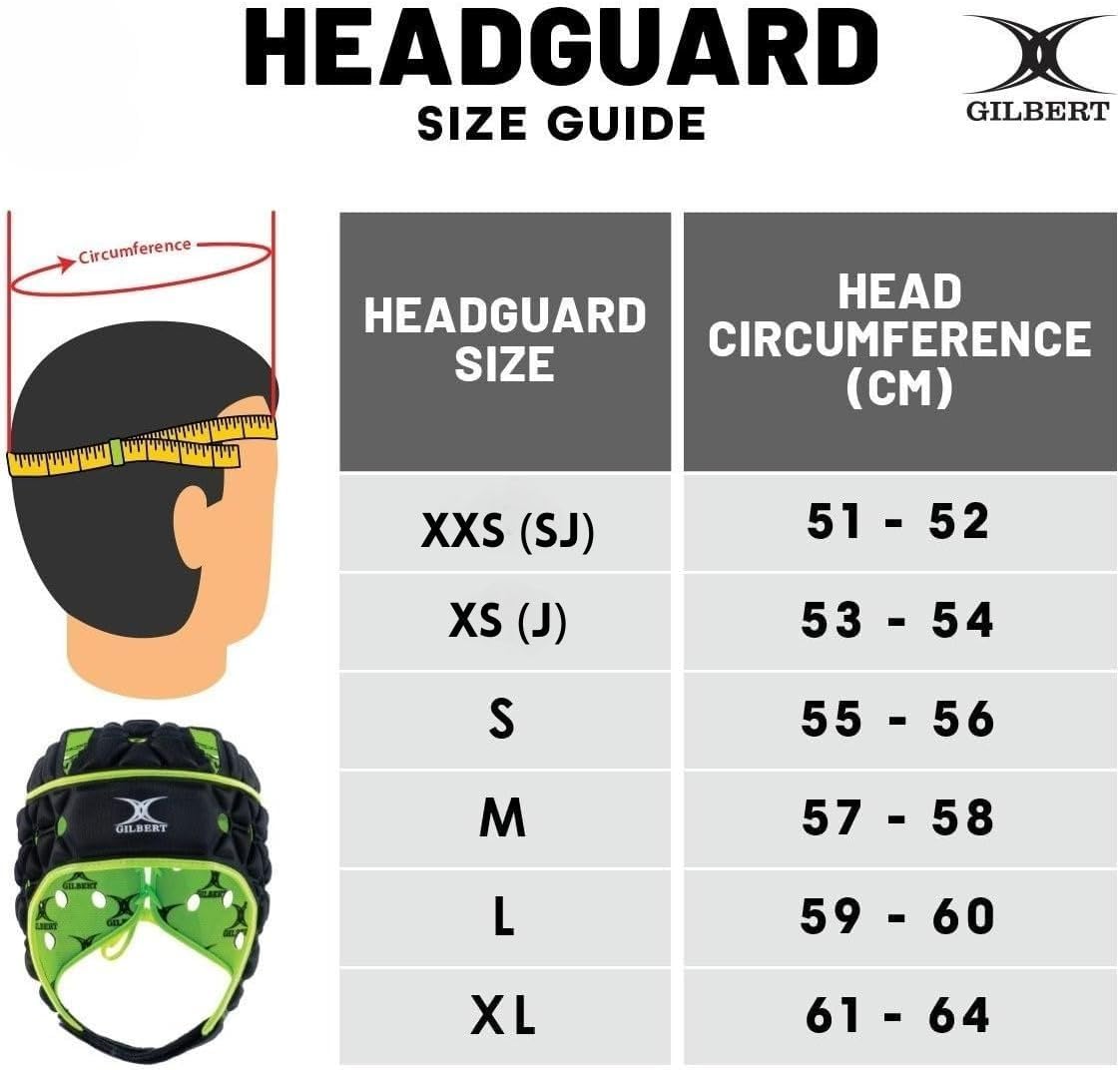 Casque de rugby Gilbert Air blanc (Headguard), tailles senior/junior (S)