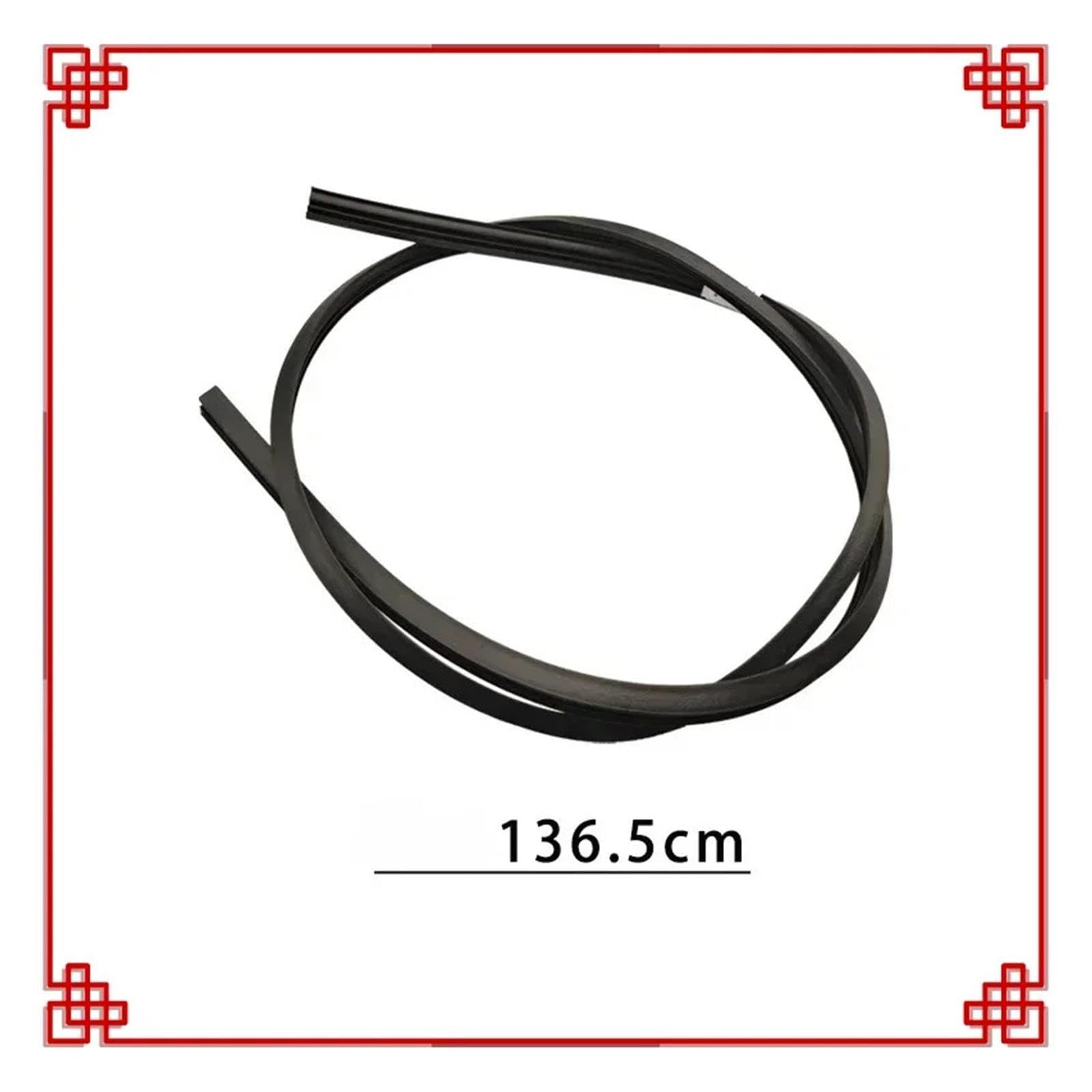 Junta de tira de sellado de goma for puerta de lavavajillas, Compatible con Midea, X4-Y X1 W3908T W3906B