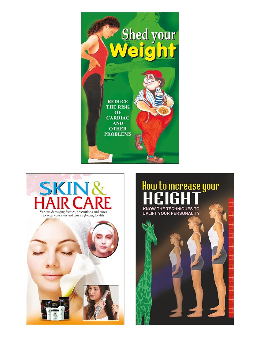 Sawan Present Set of 3 Health Fitness and Beauty Care books