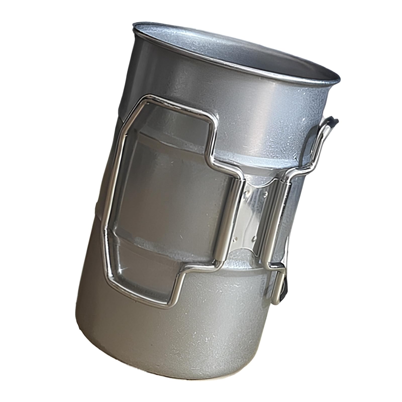ZEPFJHE Sturdy Nonrust Steel Camping Mugs with Handle Elegant Drinking Cup Perfect for Outdoor Activity Retro Nonrust Mugs
