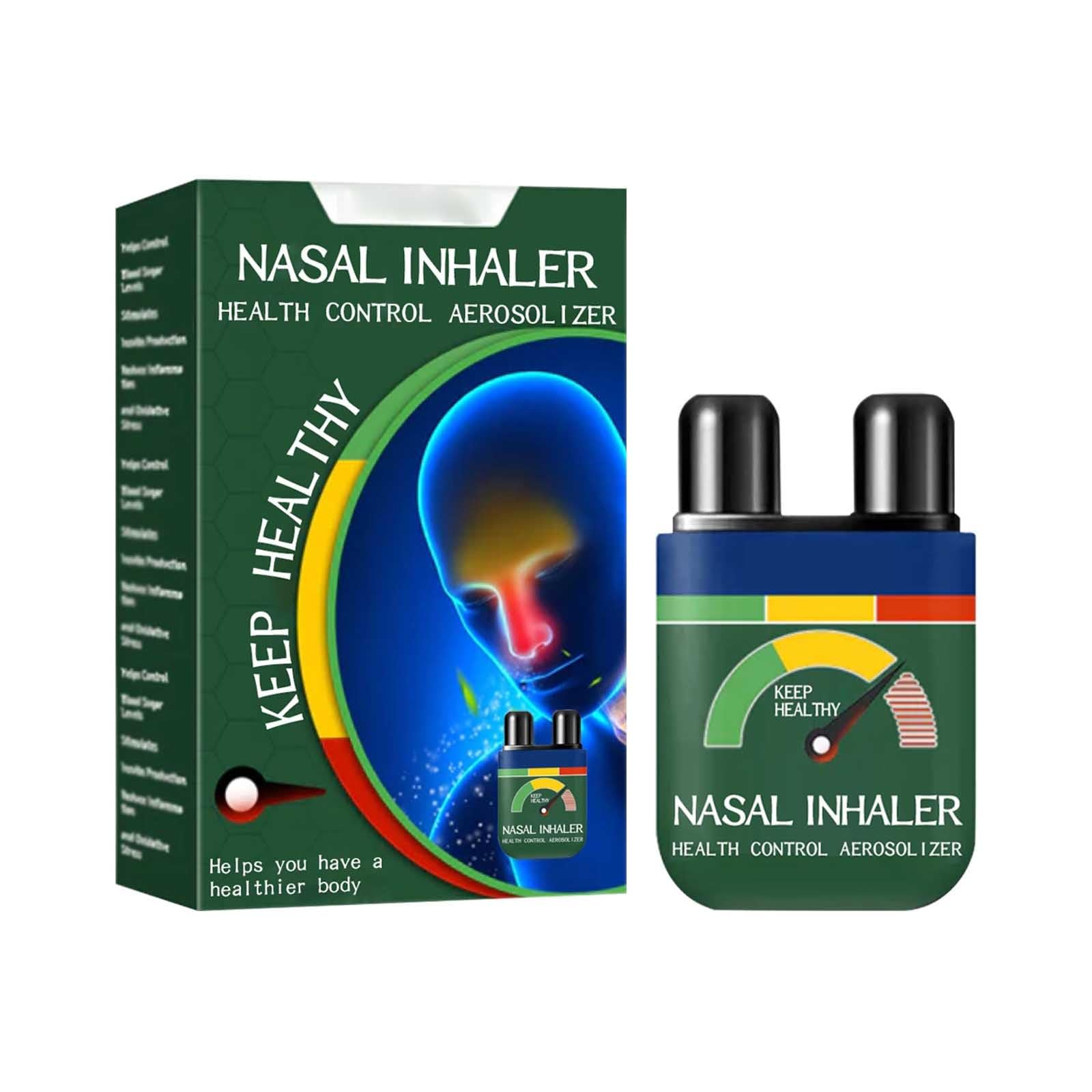 Nasal Cleanser Nasal Congestion Itchiness and Discomfort Cleans Nasal Passages Clears Nasal Passages and Takes Care of Nasal Inhalation 2ml 2024 (Army Green, One Size)