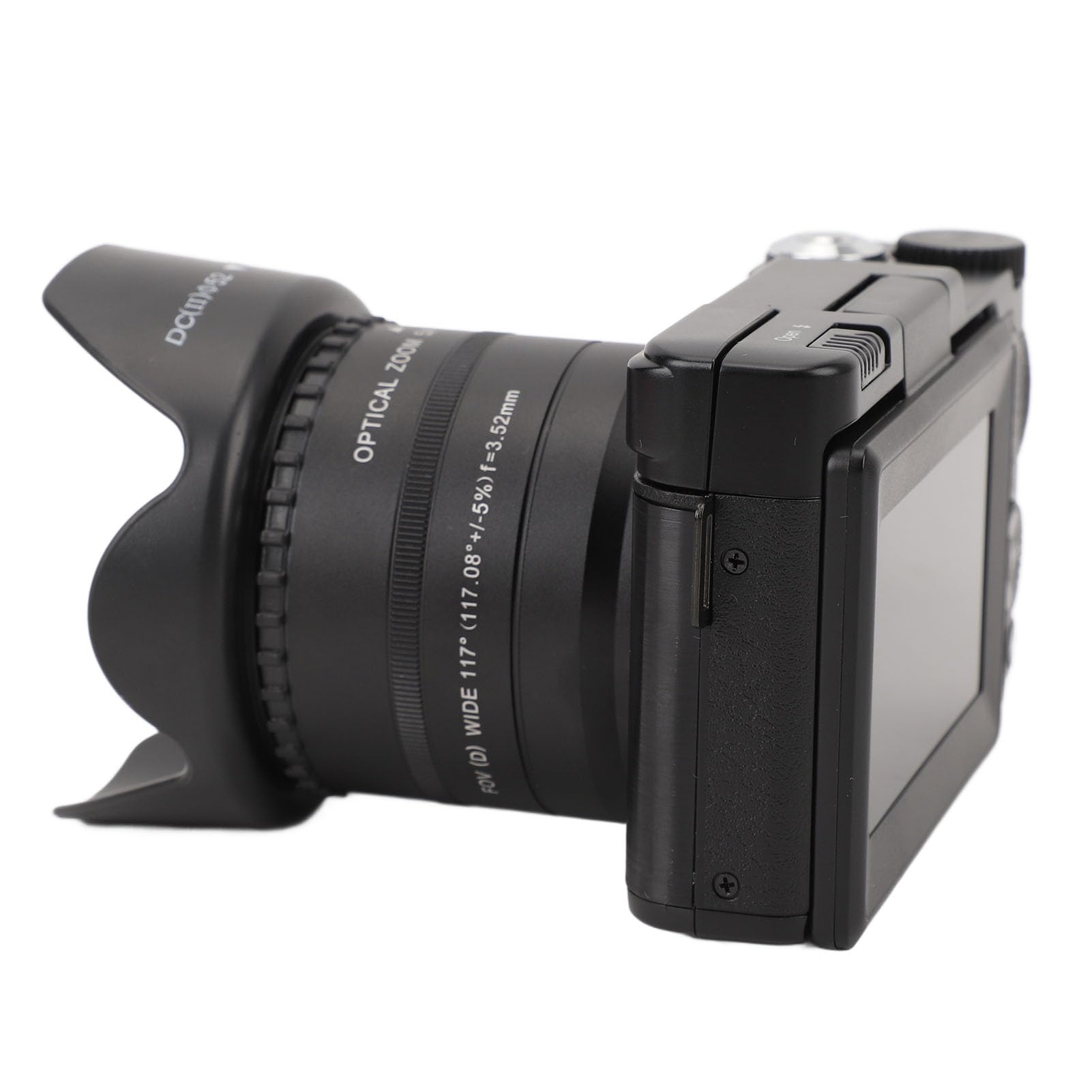 Fotocamera Digitale 4K da 48 MP, Fotocamera Compatta con Zoom Ottico 5X con Messa a Fuoco Automatica, modalità Webcam per Viaggi, Registrazione Al Rallentatore, Fotografia Time