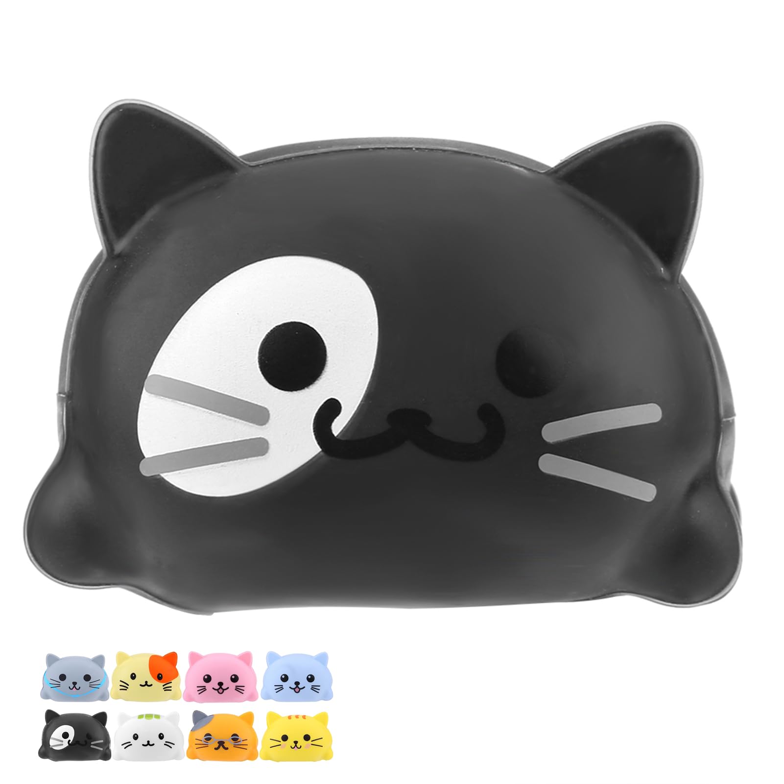 Cryfokt Juguete a Escala Musical de 8 Uds para un Aprendizaje Divertido con Gatitos y Cachorros para Niños y Silicona Segura para Toda la Familia 8*6*3,5 Cm (Gata)