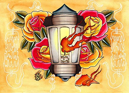 Fascination Street by Brycen Sullivan Candle Lantern Tattoo Canva...