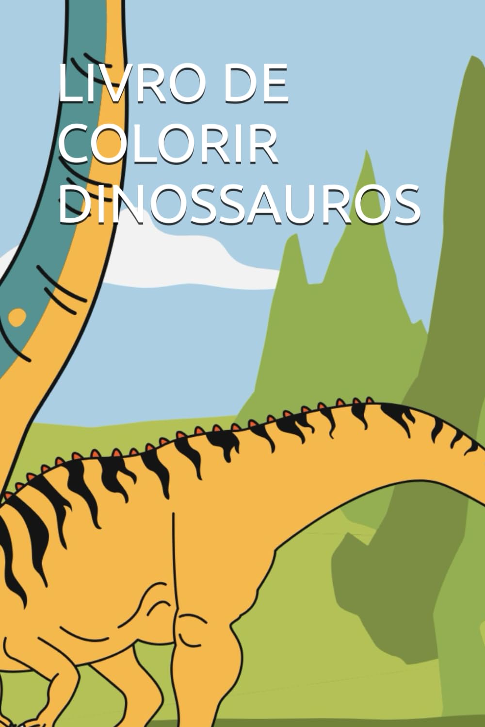 LIVRO DE COLORIR DINOSSAUROS