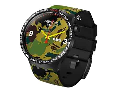 Amazon | BAPE® X SWATCH BIG BOLD TOKYO | 腕時計
