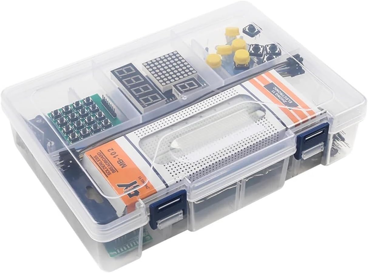 Complete Starter Kit Programming Learning + 40 Projects for UNO R3 + Online Tutorial DIY Electronic(Plastic Package)