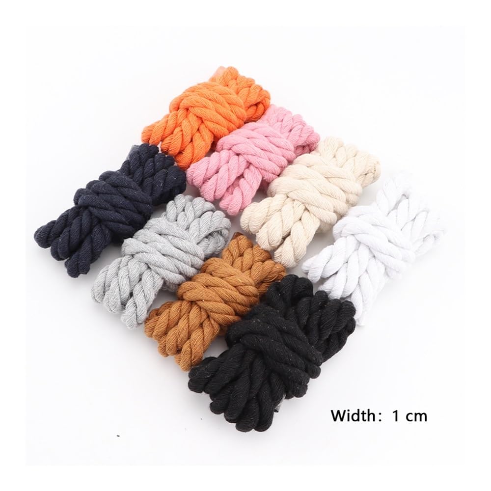 Lot de 3 paires de lacets ronds en lin pour chaussures de sport, tendance, audacieux, 10 mm de large, adaptés aux chaussures de planche, chaussures rondes en toile, lacets de bottes (gris, 160