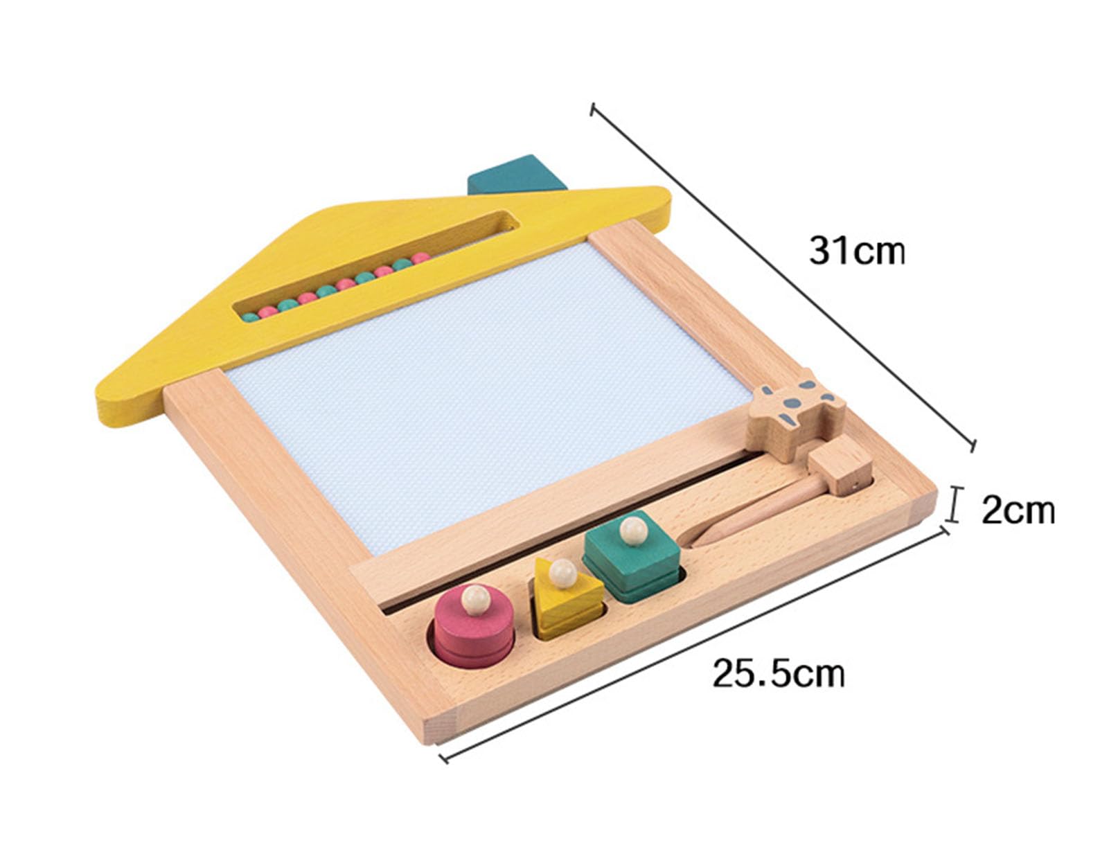 Lavagna Magnetica da Disegno a Forma di Casa Montessori