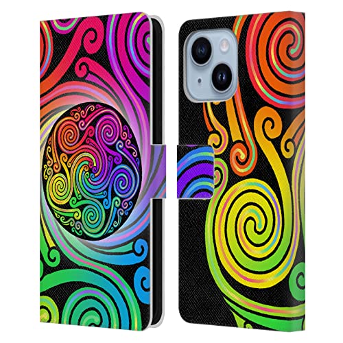 Étui portefeuille cuir iPhone 14 Plus housse protection clapet Beth Wilson