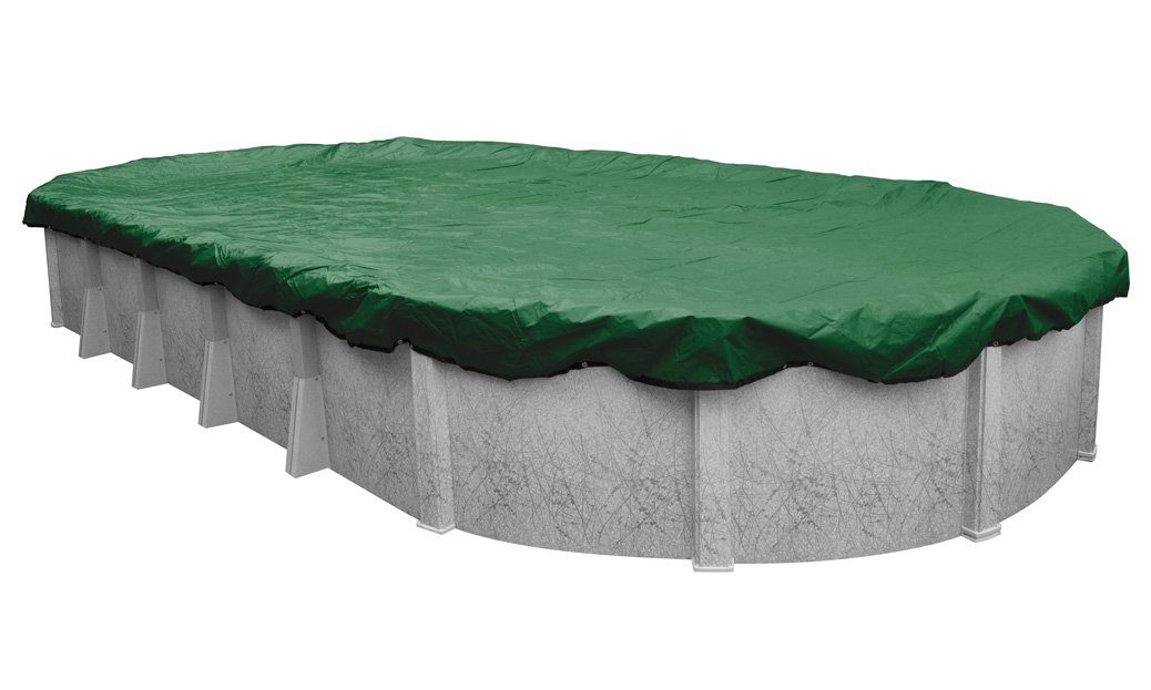 Robelle 501833-4 Pool Cover for Winter, Optimum, 18 x 33 ft Above Ground Pools