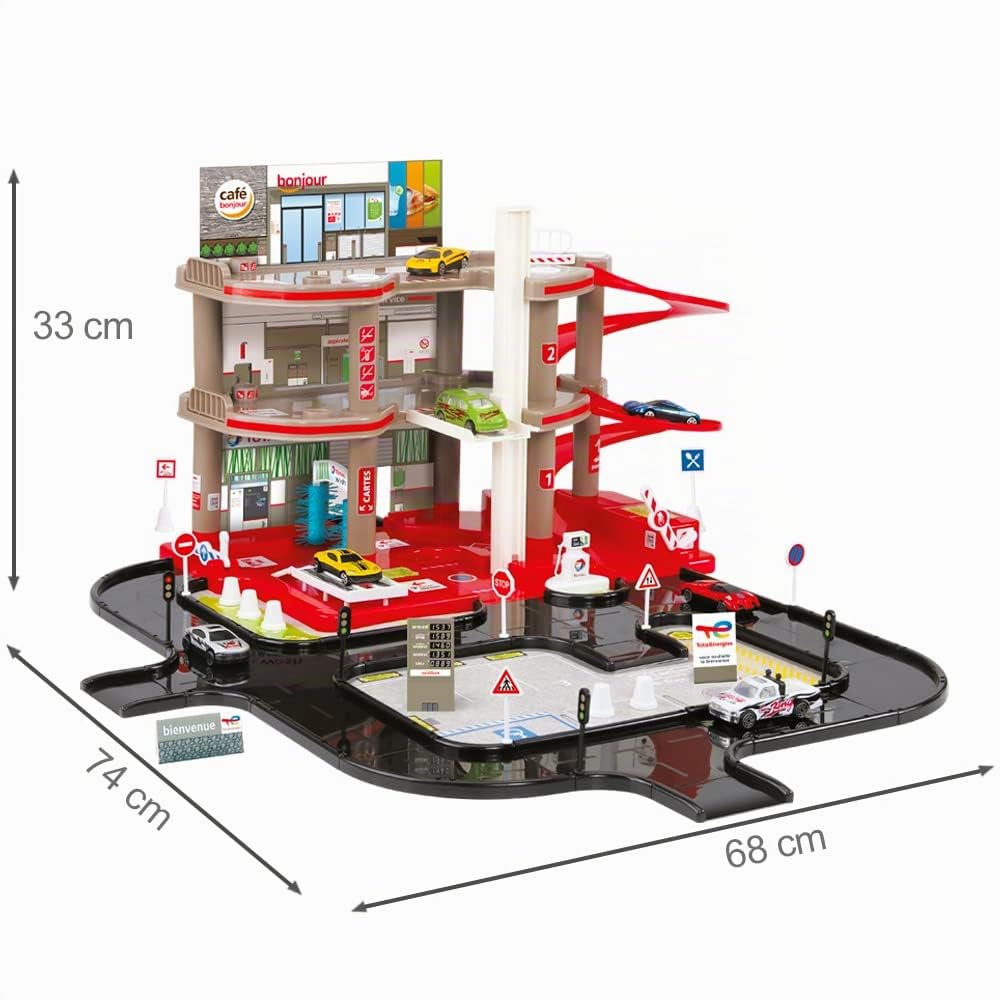 STARLUX - Garage Totale con 3 Livelli e Circuito di 2 Metri - da 3 Anni - Made in Europe - 401003