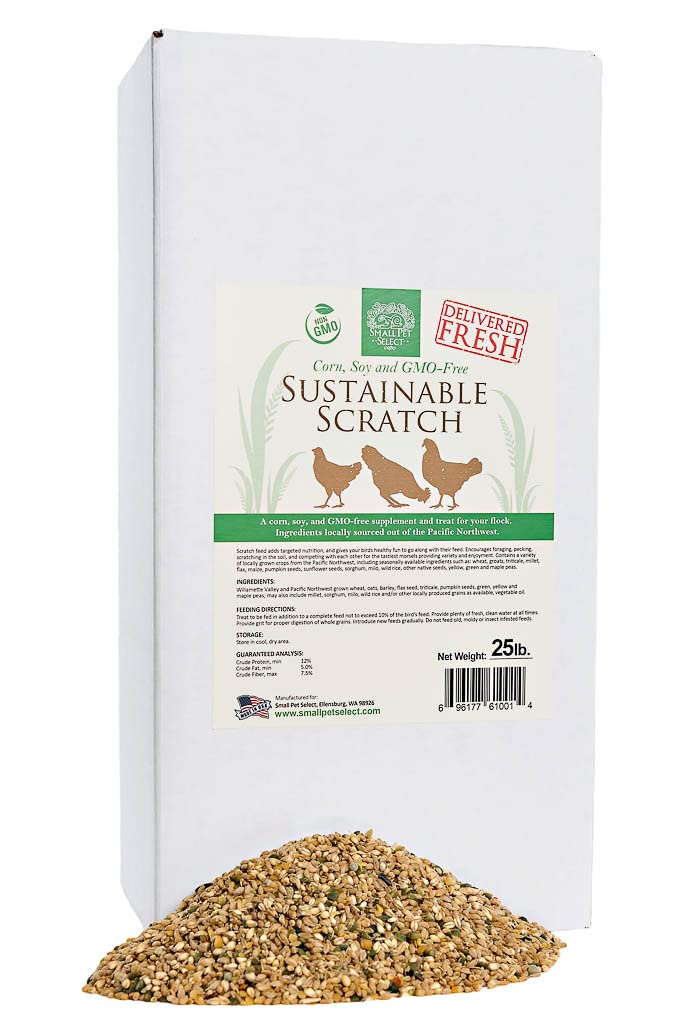 Small Pet Select Chicken Grain Mix, Non-GMO, Corn Free, Soy Free 25lb (11.34kg)