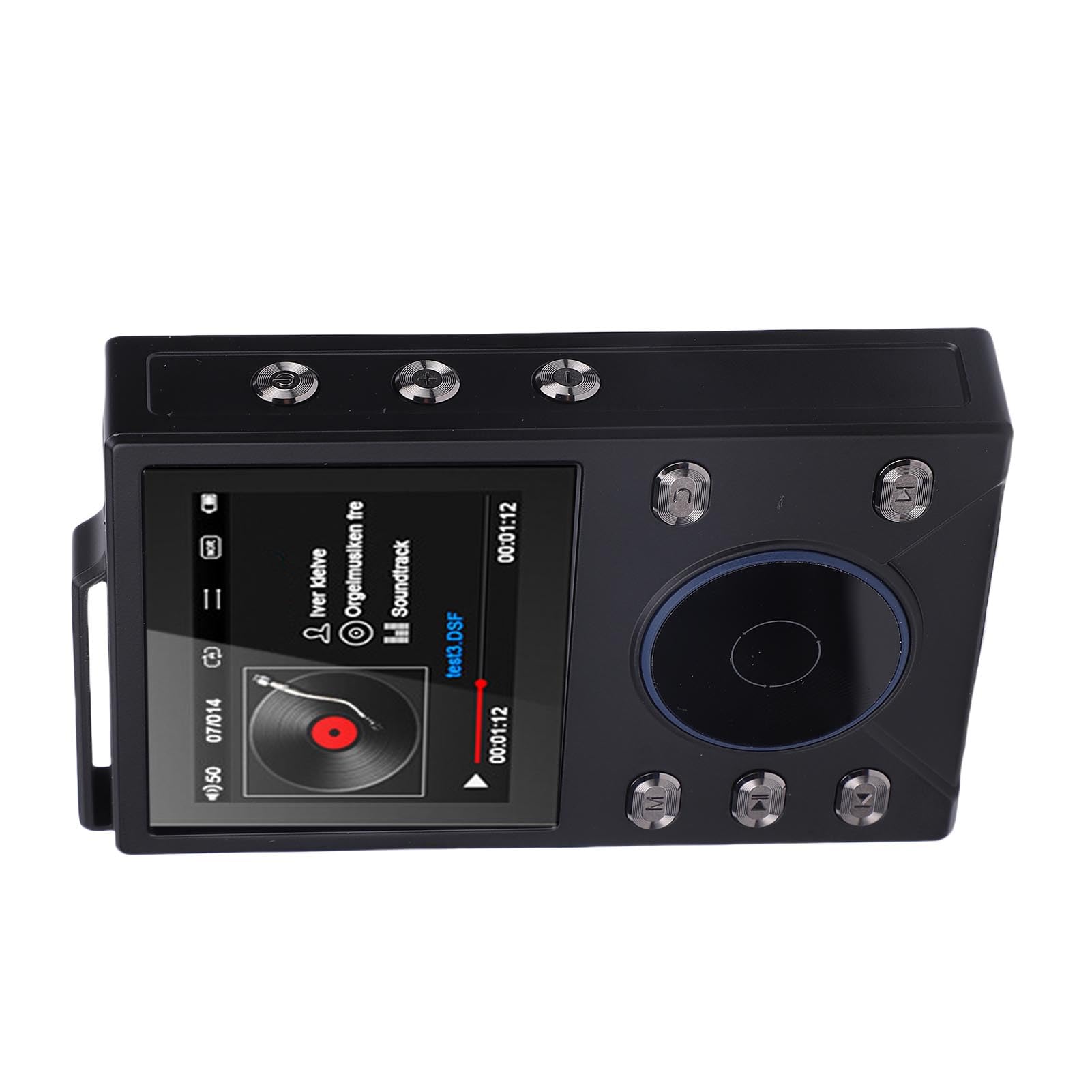 Lettore Audio Digitale Ad Alta Risoluzione con Display LCD da 2,4" Lettore MP3 HiFi per Appassionati di Musica Funzione 5.4 per Viaggiatori (Scheda di memoria piccola da 32 GB)