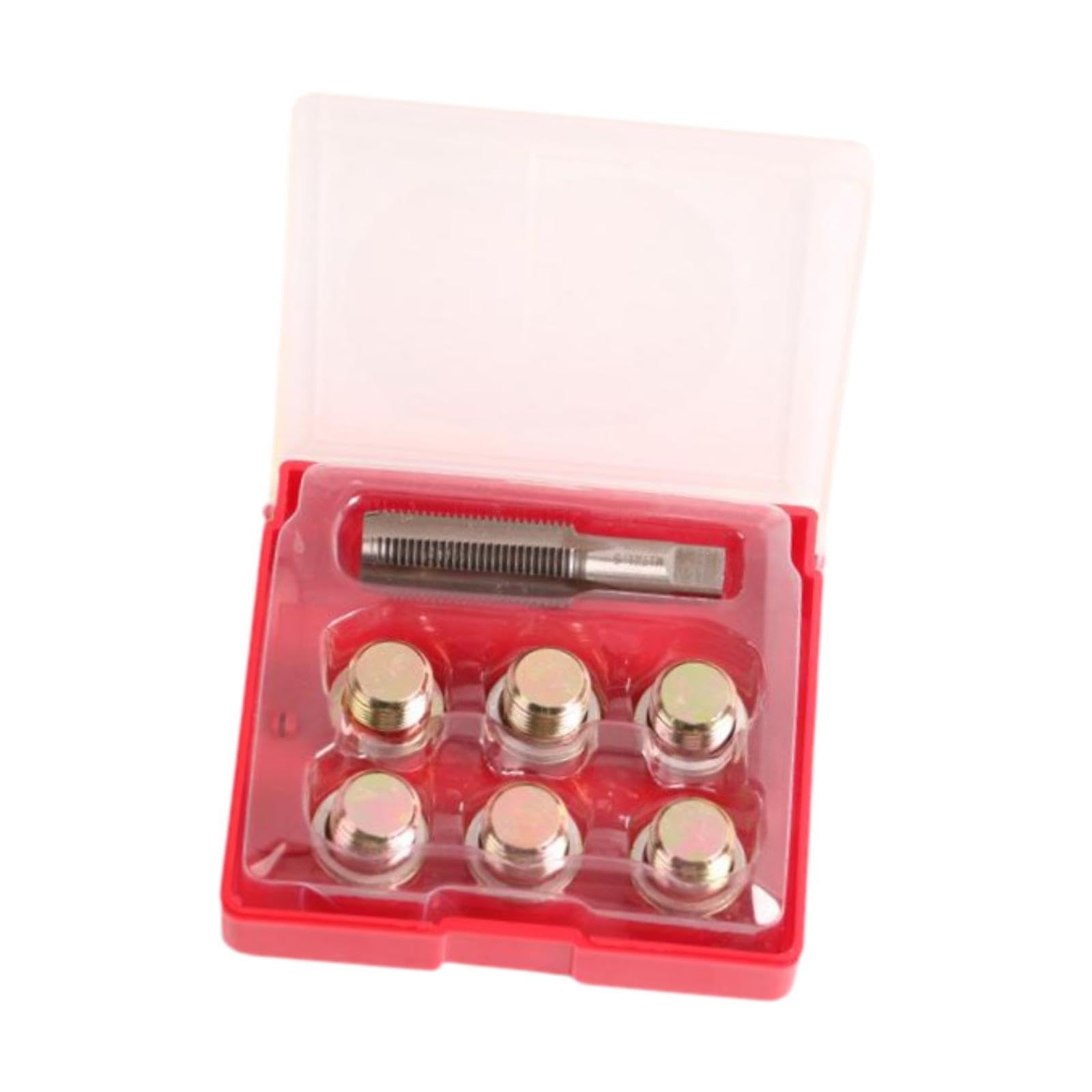Okiyakusama Oil Drain Plug Thread Repair Kit Sump Drain Plug Repair Kit Premium Car Accessories Easily Install Oil Pan Thread Repair Set, M17x1.5