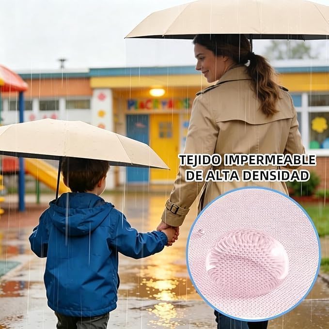 Image of Zemic Umbrella, UV Big Size Umbrella for Sun Protection Rain Windproof Strong Large 3 Fold For Men Women Kids Boys Girls Perfect & Stylish Windproof & Compact''