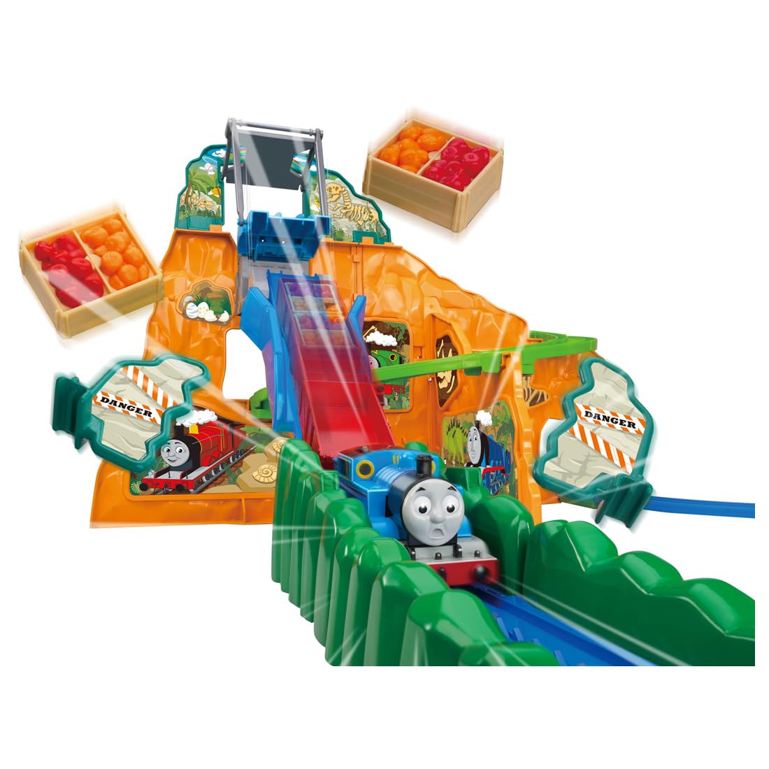 タカラトミー(TAKARA TOMY) プラレール トーマス きかんしゃトーマス ドキドキ!急降下! ダブルでぶっとびマウンテン (初回特典ぶっとびタル貨車付き) 電車 列車 おもちゃ 3歳以上
