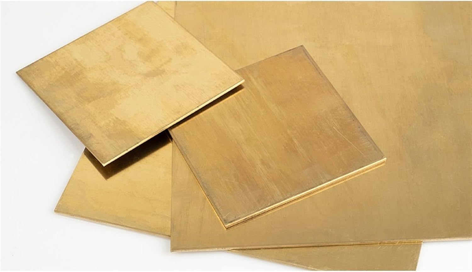 真鍮シート板 厚さ0.8mm キズなしフィルム貼り 真鍮板 (Size : 0.8x50x250mm 1pc)