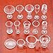 Odoria 1/12 Miniature Glasses 14Pcs Dollhouse Decoration Accessories