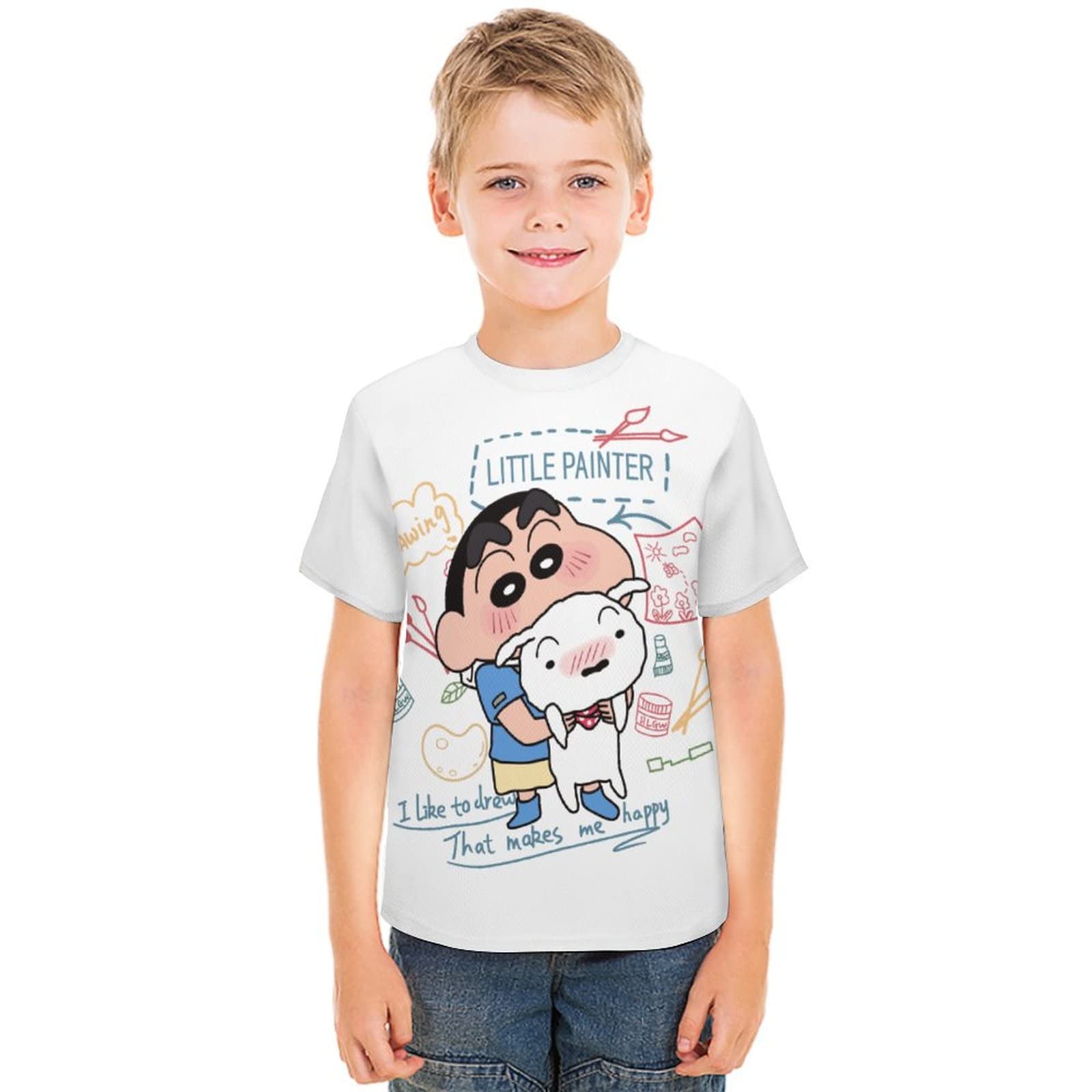 【新品多数】女の子　夏服　まとめ売り　150 Tシャツ　パジャマ　28点 Amazon.co.jp: ジュニア Tシャツ クレヨンしんちゃん 子供服