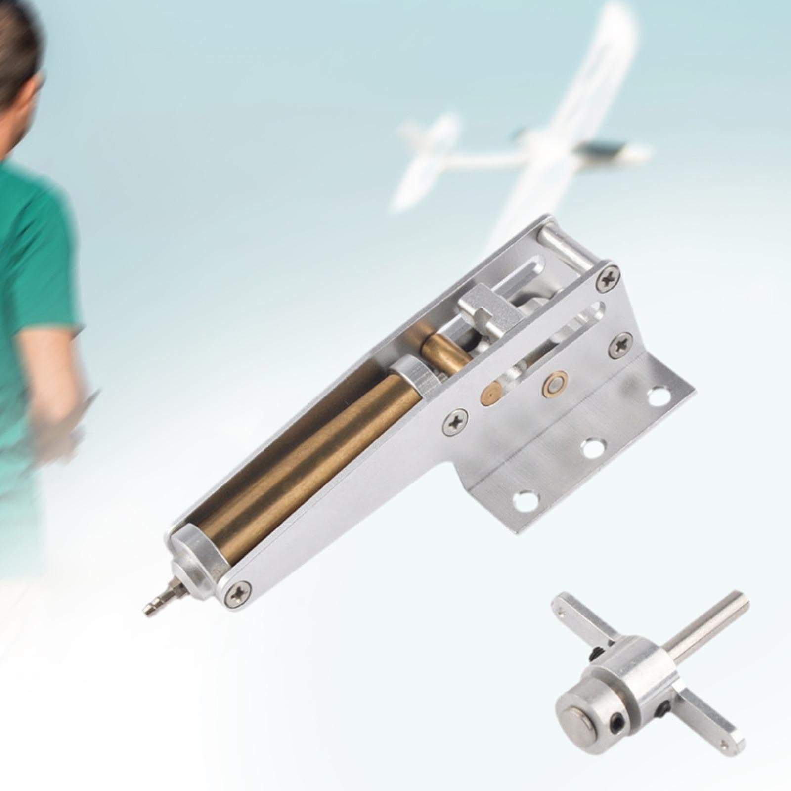 Tren de Aterrizaje para Aviones RC con Soportes de puntal, fácil de instr, repuestos, Piezas para Aviones RC, Accesorios para de Fija