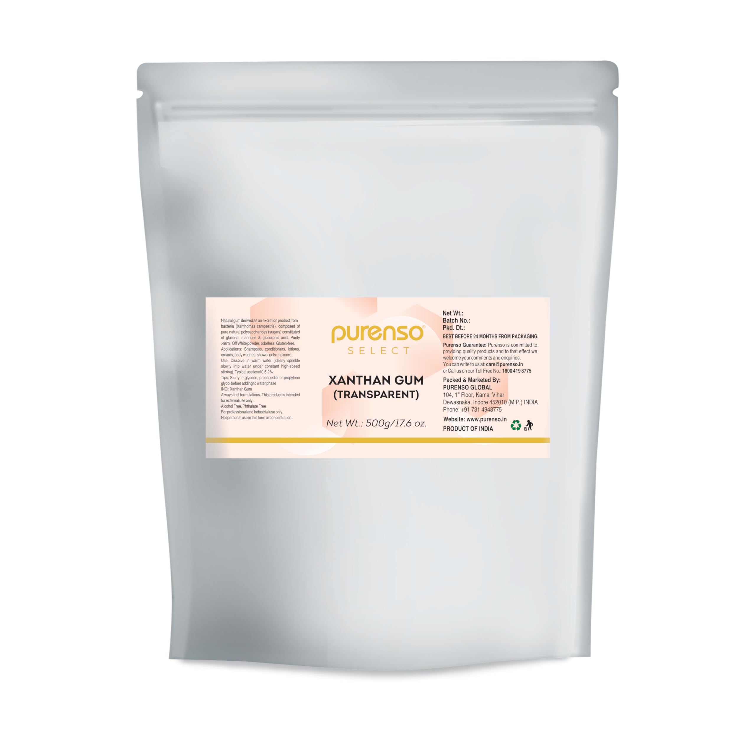 Purenso Select - Xanthan Gum (Transparent), 500g-picture-20