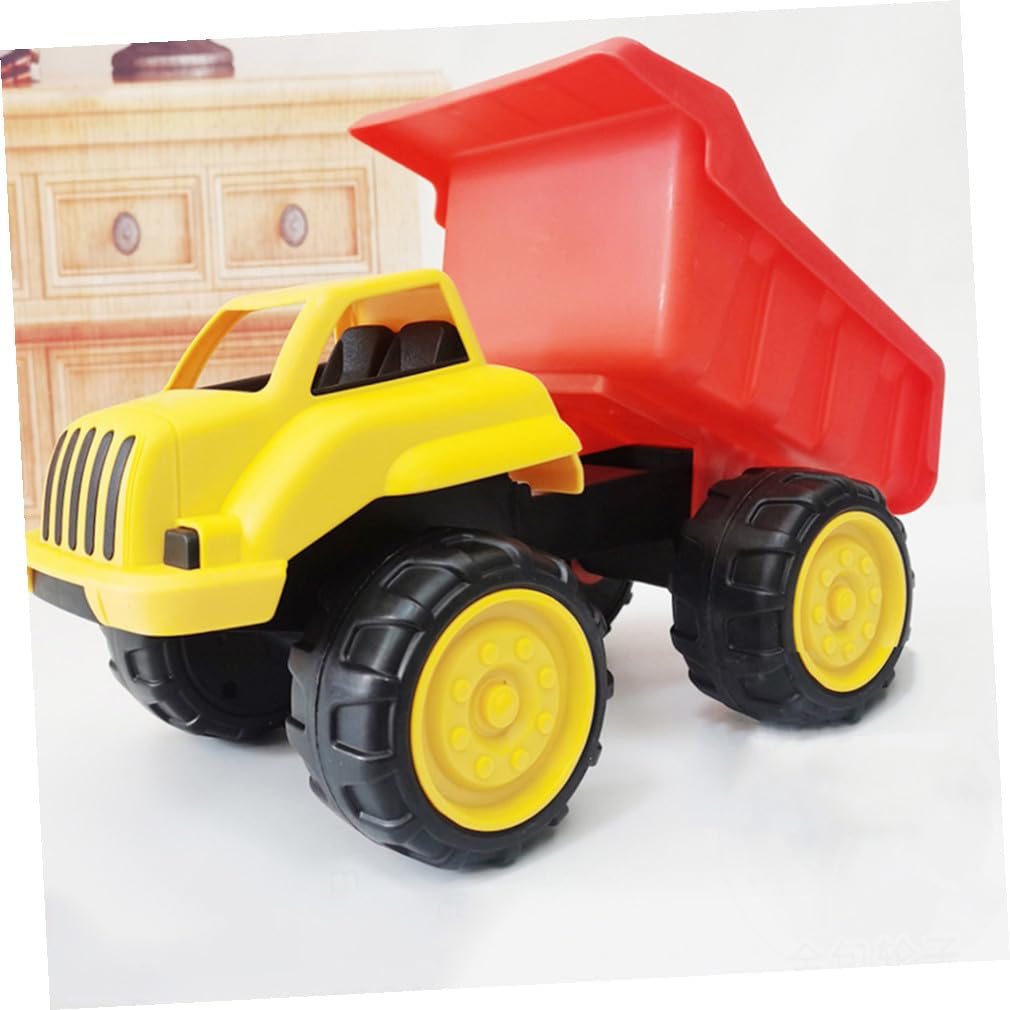 Camion Giocattolo da Spiaggia in Plastica Resistente, Macchinina da Costruzione, Giocattolo Divertente e Leggero per Giochi All’aperto e Spiaggia, Regalo Educativo per Ragazzi