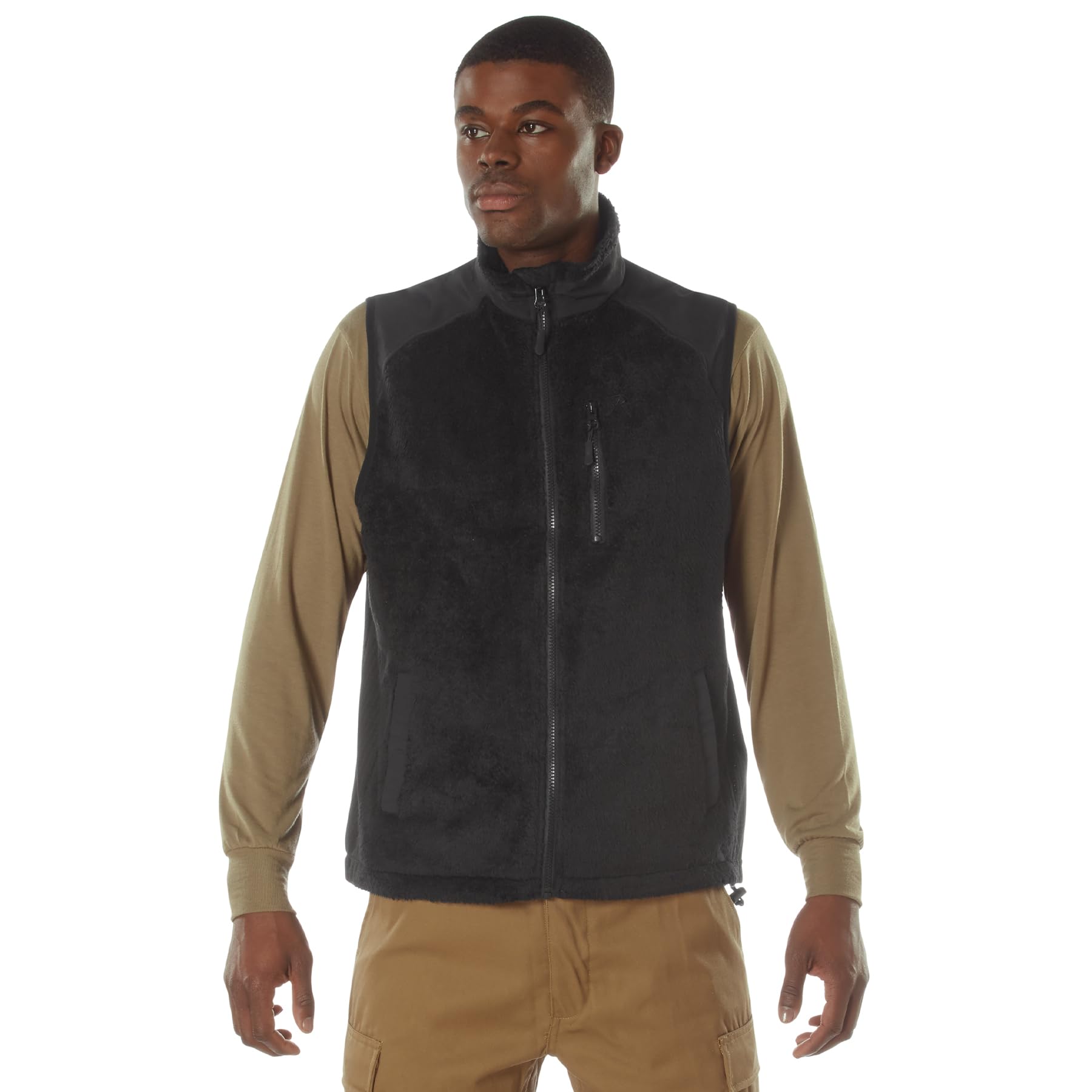 Tactical Midweight Vest With Grid Panels Rothco E.C.W.C.S. Fleece