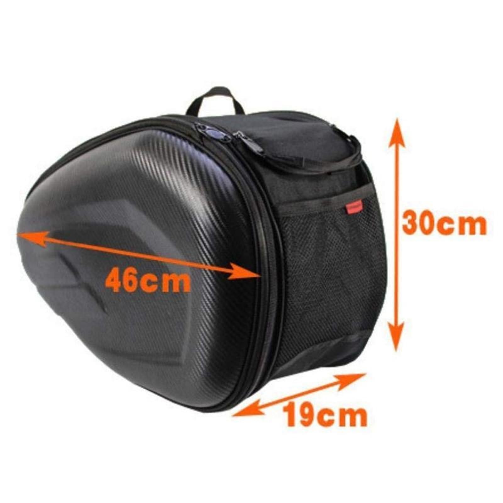 Borsa Gamba Moto Borsa da Sella Impermeabile per Moto/Borse da Viaggio per Casco Laterale per Moto + Copertura Antipioggia Un Paio Marsupio Gamba Moto(Oxford And Plastic)